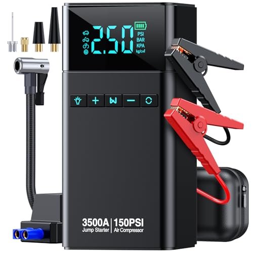 Best Portable Jump Starter And Air Compressor