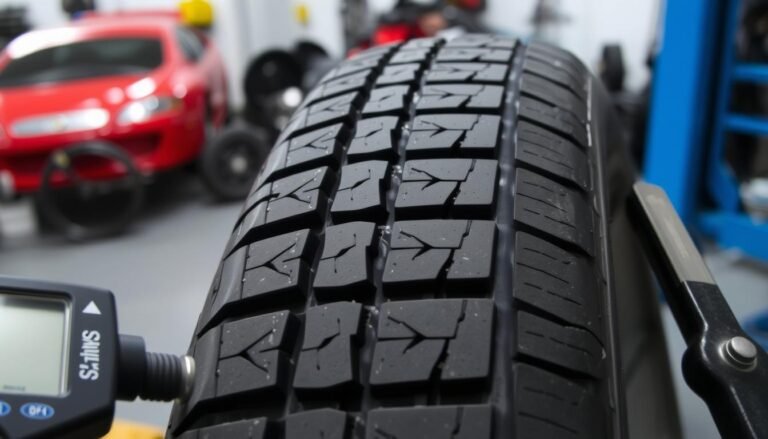 how to gauge tire tread depth